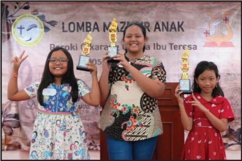 Lomba Mazmur Anak Paroki Cikarang