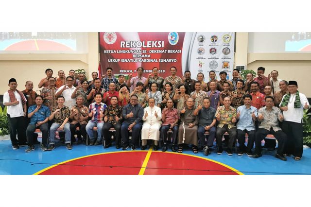 Rekoleksi Ketua Lingkungan bersama Bapa Uskup